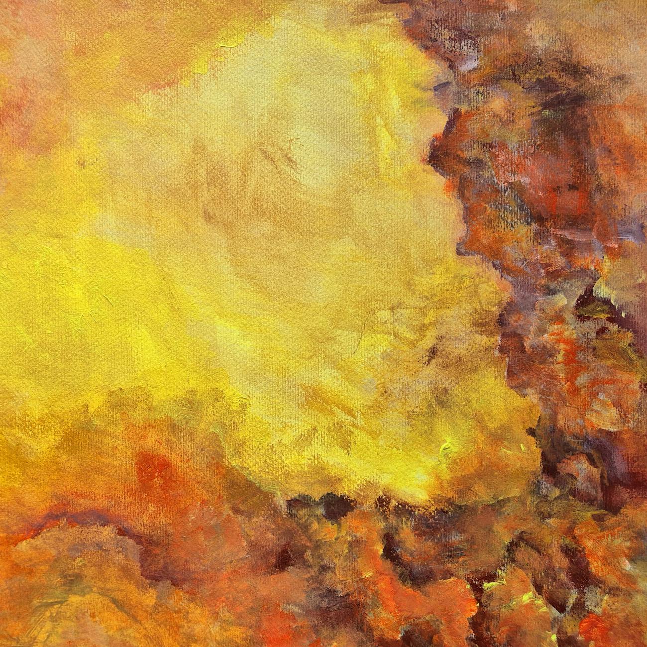 Morgennebel über dem Donaukanal